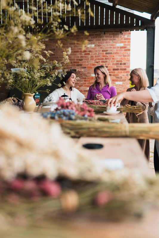 Dried Flower Workshops on the Farm: Slowing Down, Creating, and Connecting