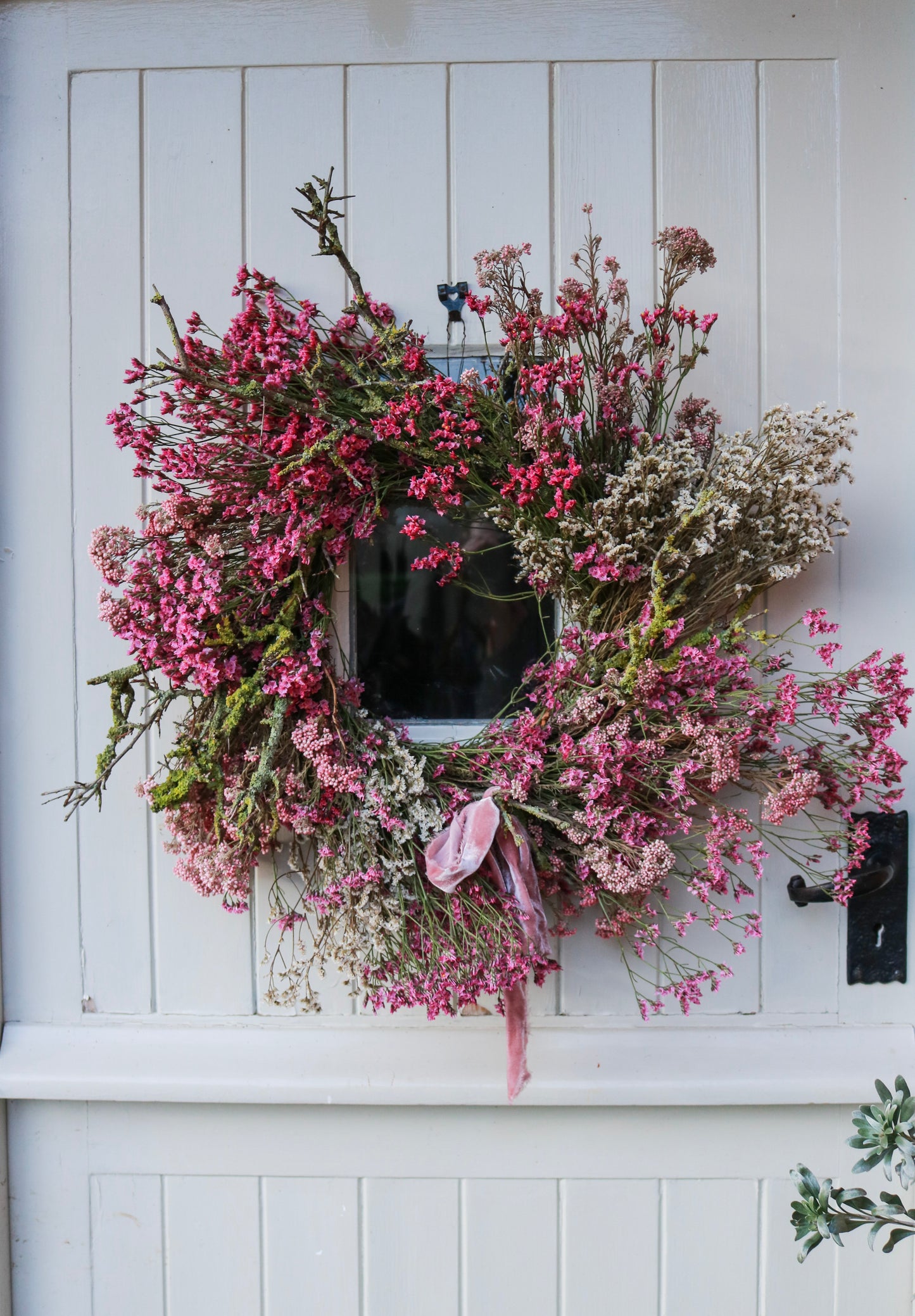 Dried Flower Wreath - Lichen