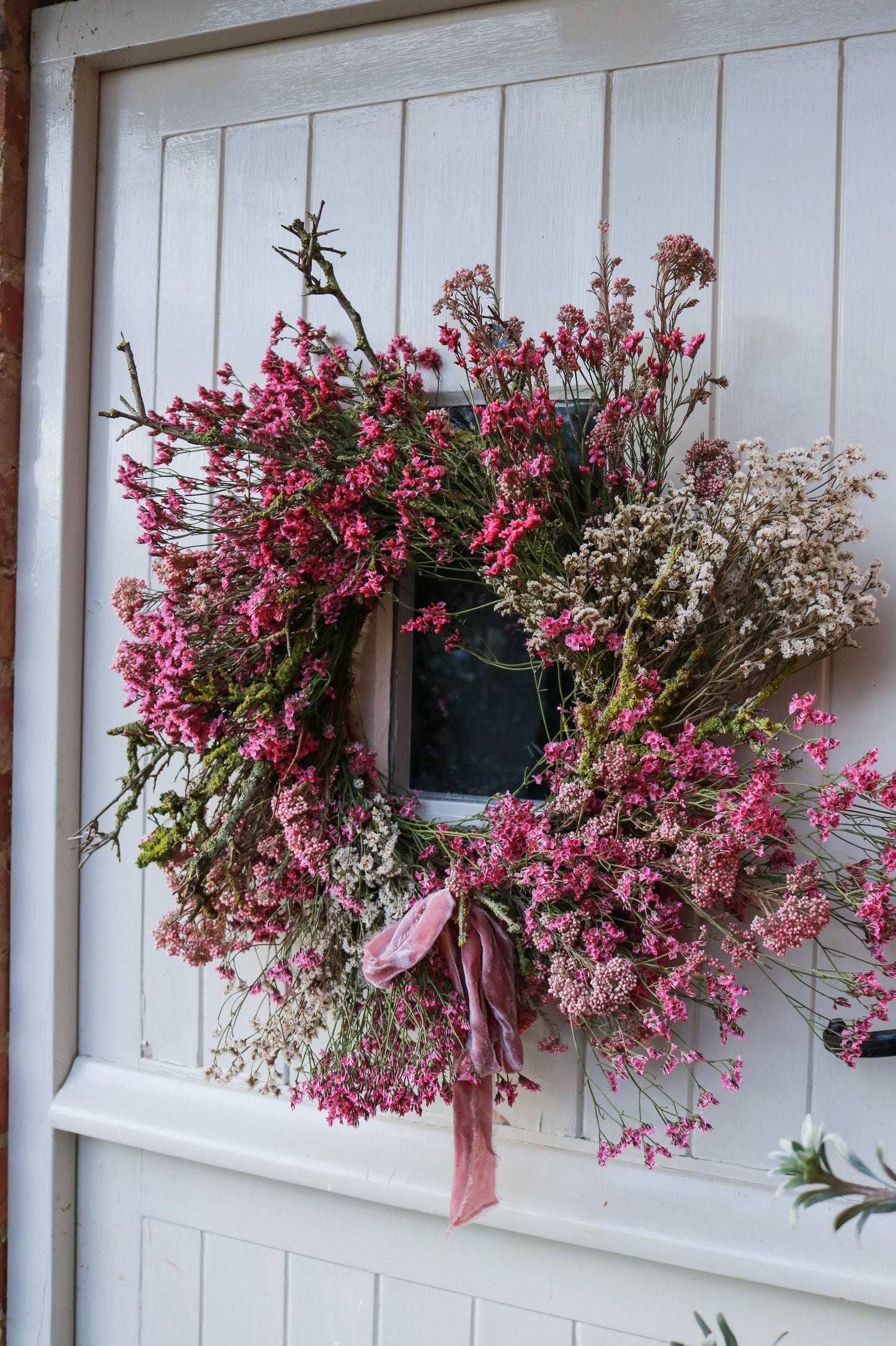 Dried Flower Wreath - Lichen