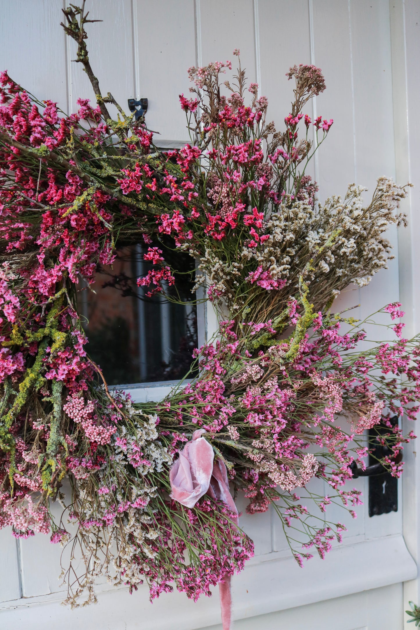 Dried Flower Wreath - Lichen