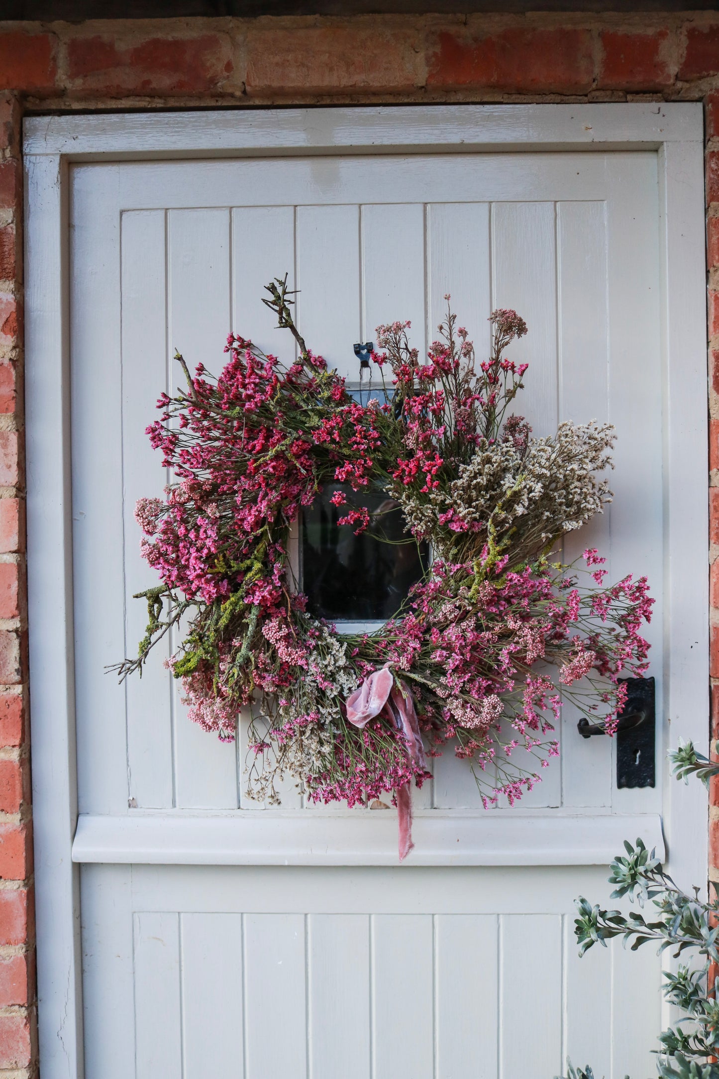 Dried Flower Wreath - Lichen