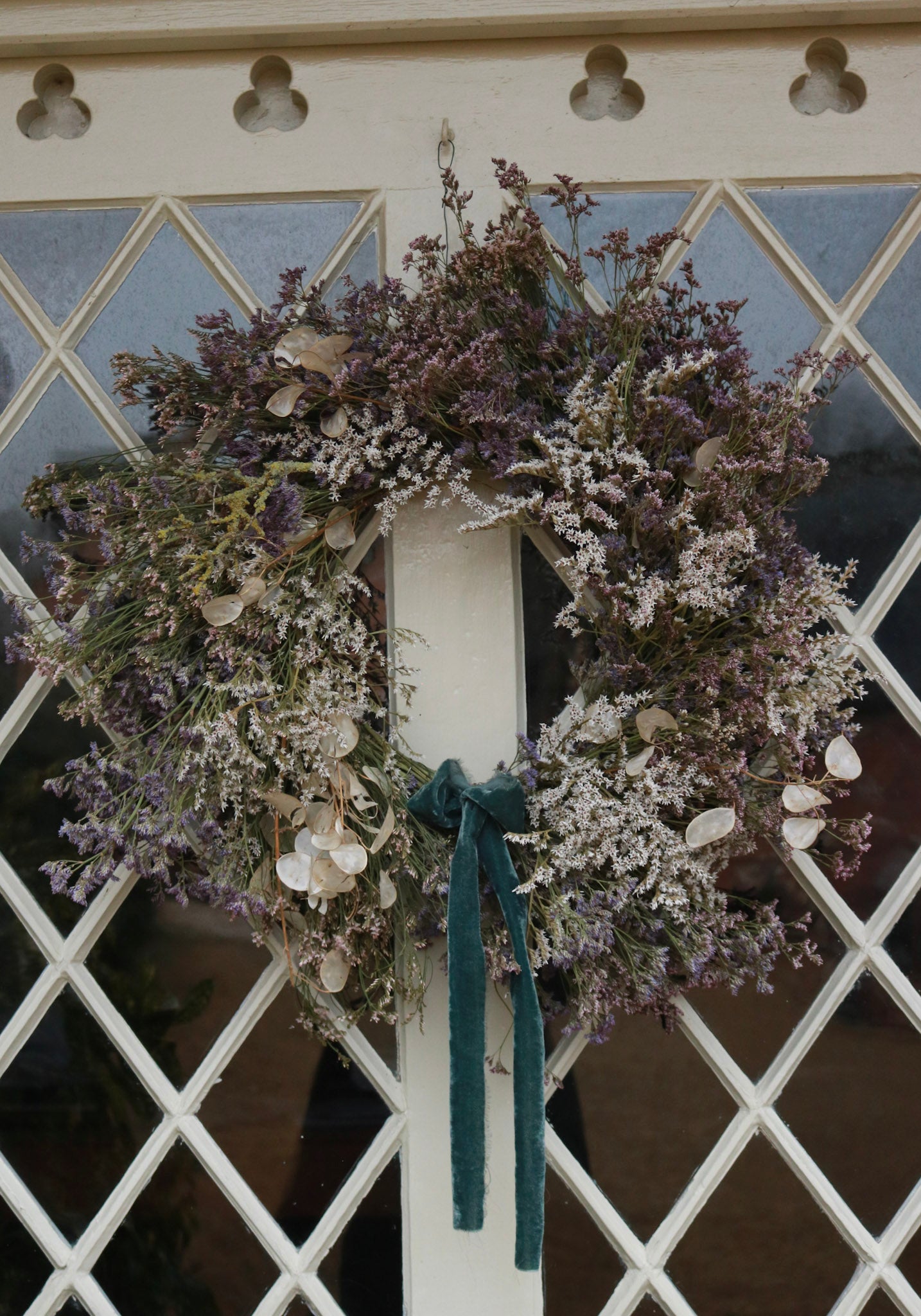 Dried Flower Wreath - Honesty