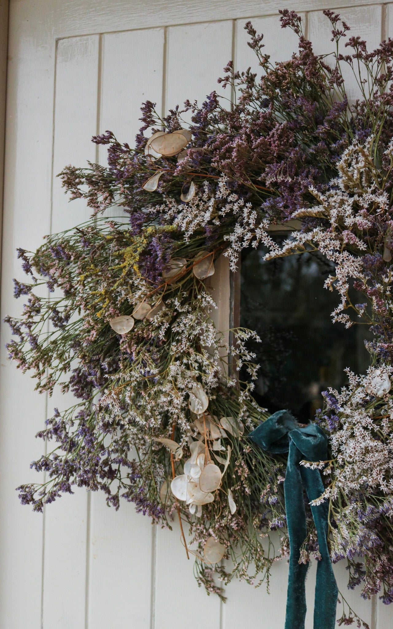 Dried Flower Wreath - Honesty