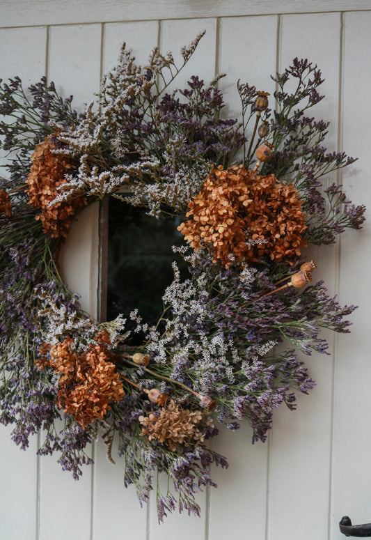 Dried Flower Wreath - Poppy